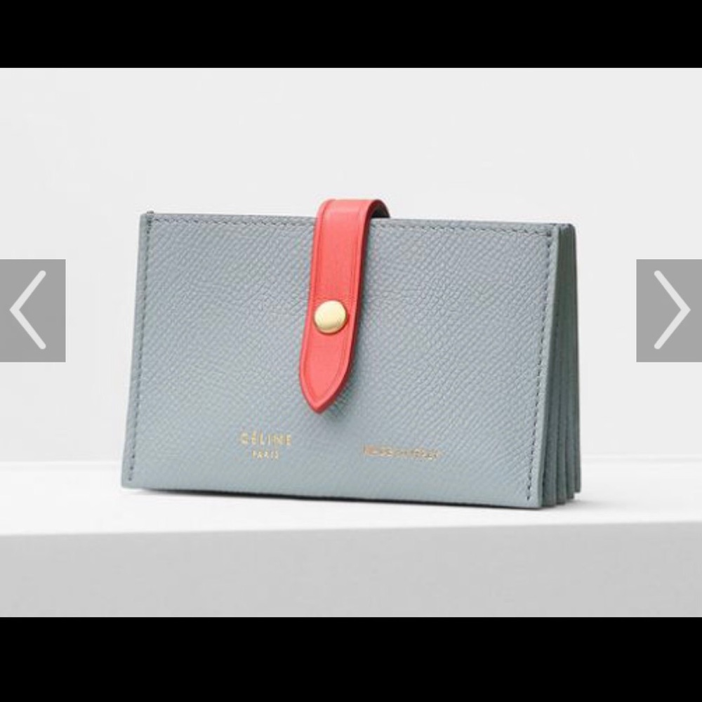 Celine cardholder sky blue